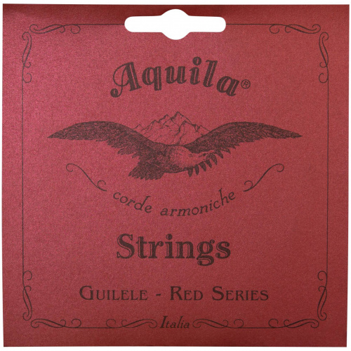 AQUILA RED 187C струны для гиталеле, строй E как на классической гитаре (e-b-g-D-A-E), 3я струна G