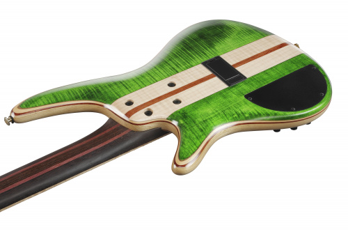 IBANEZ SR5FMDX-EGL электрическая бас-гитара, 5 струн, корпус ясень с топом из огненного клёна, цвет изумрудный зелёный фото 8