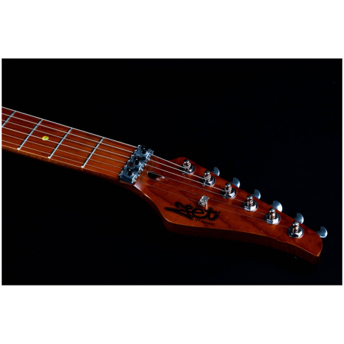 JET JS-850 Relic FR электрогитара, Stratocaster, корпус ольха, 22 лада, HS, цвет Relic FR, красный фото 6