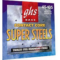 GHS STRINGS M5200 SUPERSTEEL набор струн для бас-гитары, 045-105