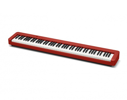 Casio CDP-S160RD цифровое фортепиано, 88 клавиш, 64 полифония, 10 тембров, вес 10,5 кг фото 2
