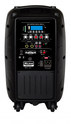 Xline NPS-10A Акустическая система активная двухполосная с USB/SD/Bluetooth/FM, 35 Вт, с АКБ фото 2