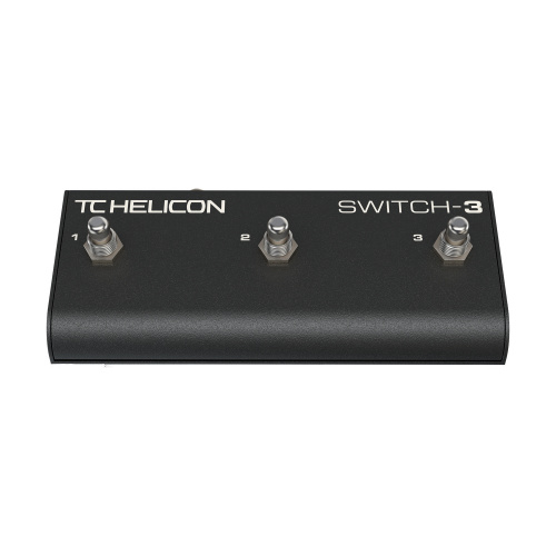 TC HELICON SWITCH-3 Футсвитч с 3 переключателями для вокальных/гитарных процессоров TC HELICON фото 2