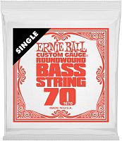 Ernie Ball 1670 струна для бас гитар. никель, калибр 070