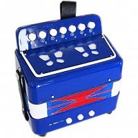 GOLDEN CUP JB702 BL кнопочный аккордеон, в правой 7 кнопок, в левой 3 кнопки, цвет синий