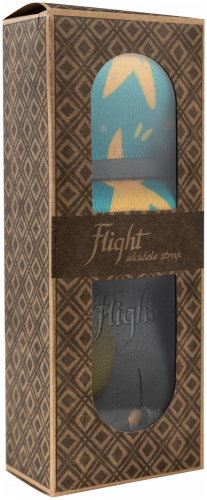 FLIGHT S35 DASHA KIRPICH ремень для укулеле, материал полипропилен, цвет голубой со звездами фото 5