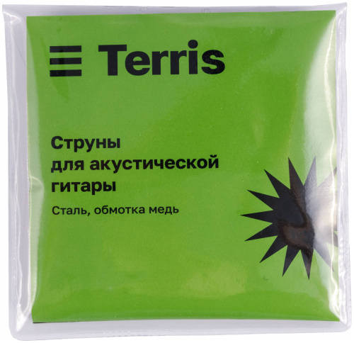 TERRIS TD-041 BK Starter Pack набор гитариста: ак. гитара черного цвета и комплект аксессуаров фото 6