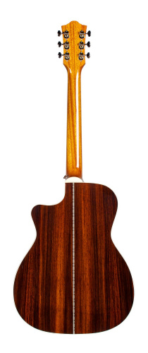 GUILD OM-150CE электроакустическая гитара формы orchestra с вырезом, топ - массив ели, корпус - массив палисандра, цвет - натура фото 2