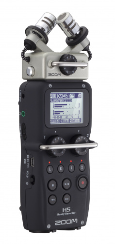 Zoom H5 ручной рекордер-портастудия. Каналы 2+2/Сменные микрофоны/ фото 3