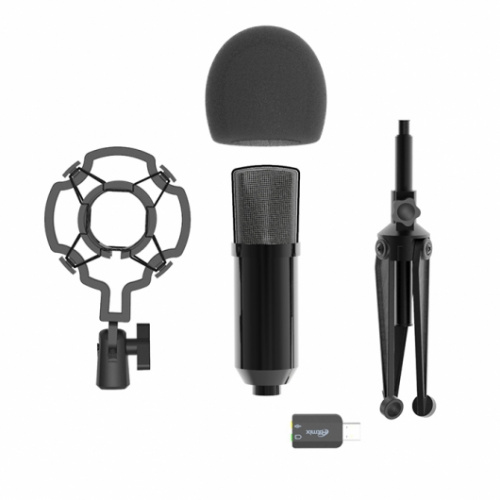 RITMIX RDM-160 Black Проводной микрофон Тип микрофона: конденсаторный Направленность: всенаправленный фото 6