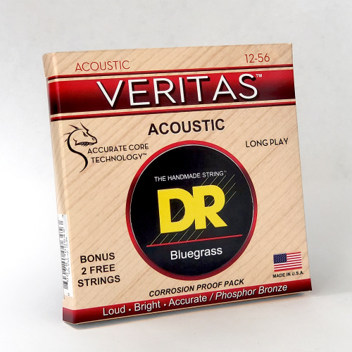DR VTA-12/56 VERITAS струны для акустической гитары 12 56 фото 3
