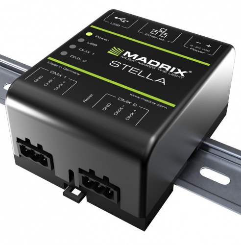 MADRIX IA-HARD-001019 MADRIX STELLA Конвертор сигнала Ethernet в DMX Art-Net node / USB 2.0 DMX5