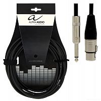 ALPHA AUDIO Pro Line кабель микрофонный XLR(f) Jack 6,3 (моно). Длина: 6 м.