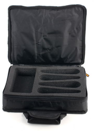 Rockbag RB23204B сумка для траспортировки 4 микрофонов и коммутации фото 2