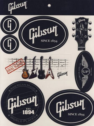 Gibson Logo Stickers наклейки фото 2