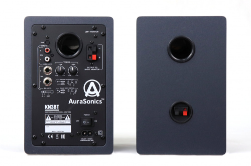 AuraSonics KN3BT активные мультимедиа-мониторы (пара) НЧ3,5"+ВЧ1" 2x30Вт 80-20000Гц 100дБ(пик), Blue фото 2