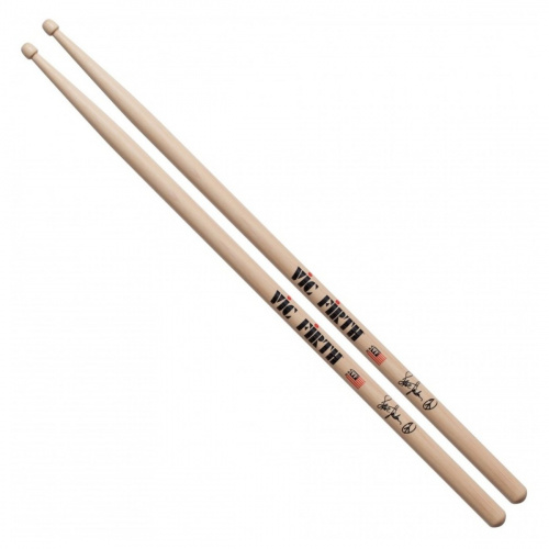 VIC FIRTH SJOR Signature Series Steve Jordon барабанные палочки, орех, деревянный наконечник
