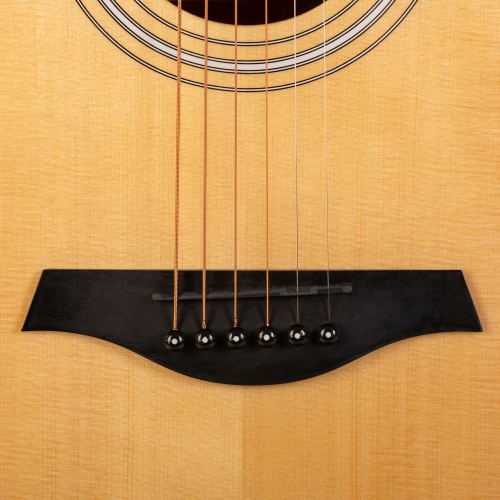 ROCKDALE Aurora D5-E Gloss C NAT электроакустическая гитара дредноут с вырезом, цвет натуральный, глянцевое покрытие фото 5