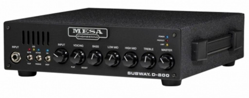 MESA BOOGIE SUBWAY D800 рофессиональный усилитель класса D для бас-гитары, мощность 800 Вт при 4 или 2 Ом и 400Вт при 8 Ом, Активный 4х полосный эквал фото 4