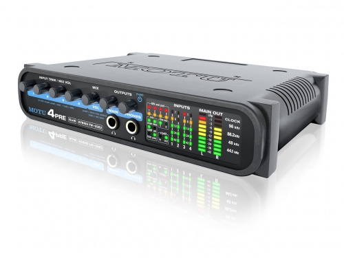 MOTU 4pre Многоканальная система записи 6x8, интерфейс Hybrid FireWire IEEE1394 - USB2, 24-bit/96kHz