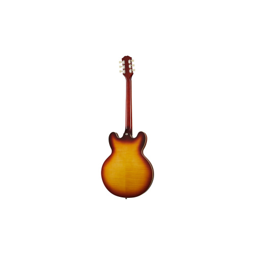 EPIPHONE ES-335 Figured Raspberry Tea Burst полуакустическая гитара, цвет санберст фото 2