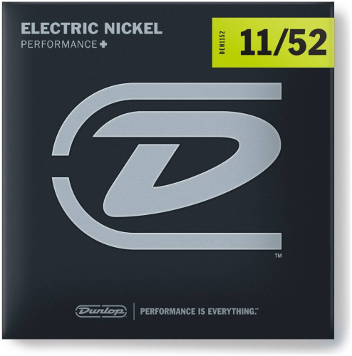 DUNLOP EG-NKL 11/52-6/SET набор струн для электрогитары, никель, 11-52