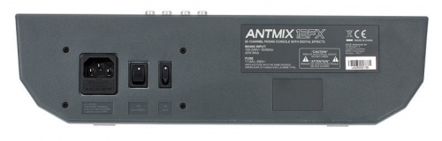 Ant AntMix12FX микшерный пульт с DSP, 6 микр + 4 линейн входа фото 4