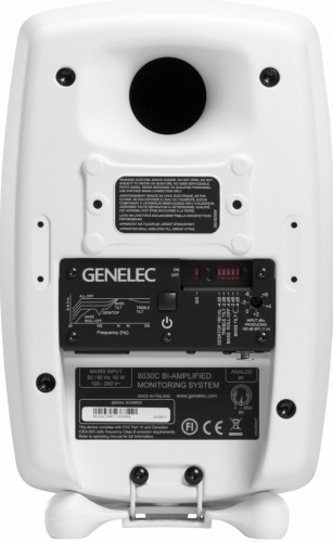 Genelec 8030CW активный 2-полосный монитор, НЧ 5" 50Вт, ВЧ 0.75" 50Вт. Подставки. Белый фото 3