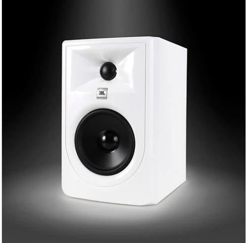 JBL 305P MKII (White) Цвет белый, активный студийный монитор 5" с магнитным экраном, 43 Гц-24 кГц, 41 Вт НЧ + 41 Вт ВЧ RMS, балансный XLR/jack. фото 5