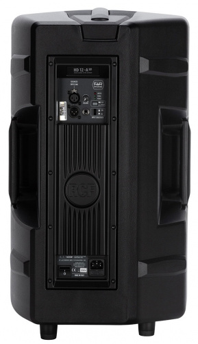 RCF HD 12-A MK5 (13000669) Активная двухполосная АС усилители D-класса 700 Вт 45 Гц 20 кГц 130 дБ динамики: 12" + 1.5" рупор 90° х 60° вход: XLR выход фото 4