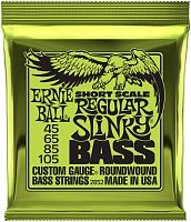 ERNIE BALL 2852 струны для бас-гитары Nickel Bass Regular Slinky Short Scale (50-105)