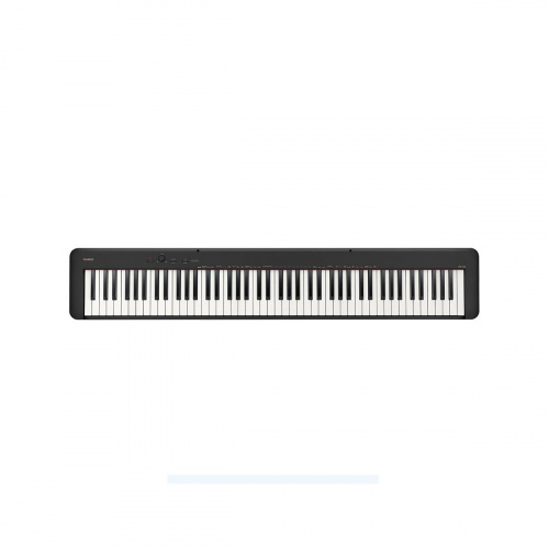 Casio CDP-S160BK цифровое фортепиано, 88 клавиш, 64 полифония, 10 тембров, вес 10,5 кг