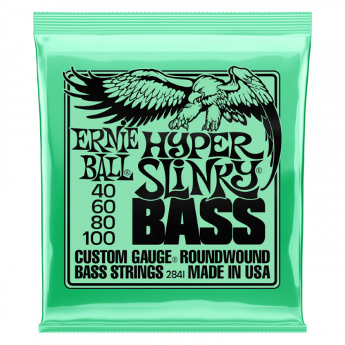 ERNIE BALL 2841 струны для бас-гитары Nickel Wound Bass Hyper Slinky (40-100) фото 2