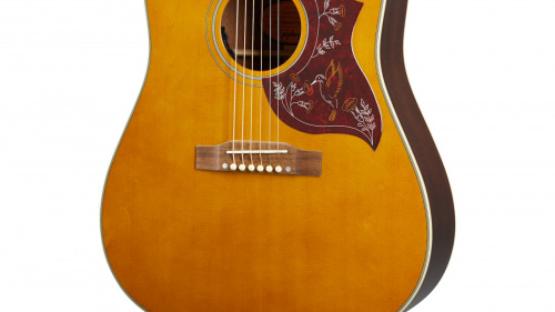 EPIPHONE Hummingbird Aged Antique Natural электроакустическая гитара, цвет натуральный фото 4