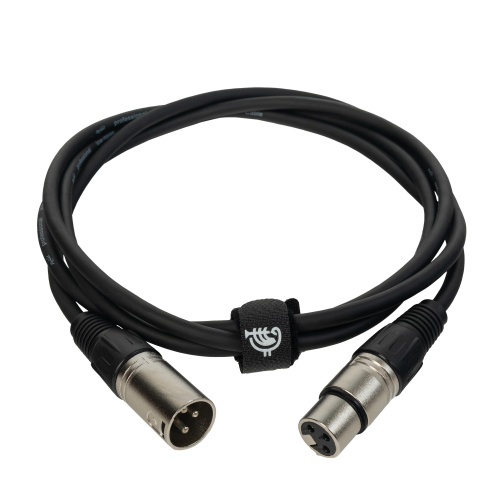 ROCKDALE MC001-2M готовый микрофонный кабель, разъемы XLR, длина 2м фото 4