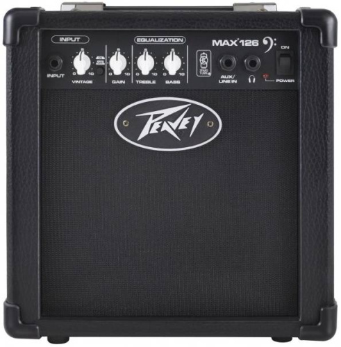 PEAVEY MAX 126 бас-гитарный комбоусилитель, 10Вт, 1x6.5" динамик, 3-полосный эквалайзер, TransTube.