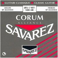 Savarez 500AR Corum Alliance Red standard tension струны для кл. гитары нейлон