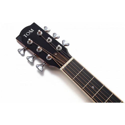 TOM GA-C2 акустическая гитара в корпусе гранд аудиториум с вырезом, верхняя дека массив ели, кор фото 6