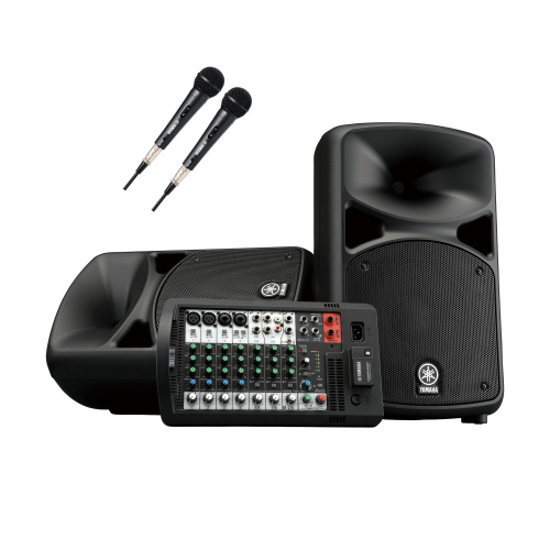 Yamaha Stagepas 600B2M акустический комплект 680 Вт (340 Вт + 340 Вт) с 2 микрофонами