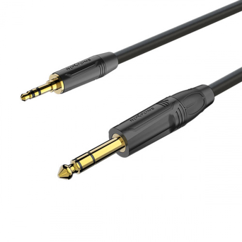 ROXTONE GPTC120/3 Аудио-кабель, 5,5mm (2x022mm2), 3,5mm stereo Jack -6,3mm stereo Jack, 3м