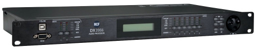 RCF DX 2006 (12135068) Цифровой контроллер акустических систем, 2 входа / 6 выходов. Обработка 24-bit A/D D/A, 96 кГц, DSP с п