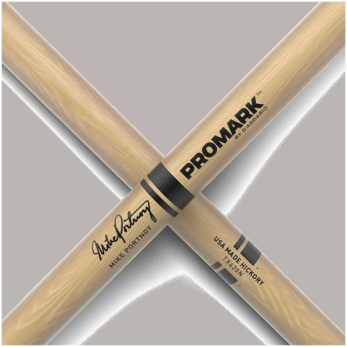 PROMARK TX420N Hickory Mike Portnoy барабанные палочки, орех, овальный нейлоновый наконечник фото 3