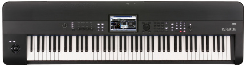 KORG Krome-88 клавишная рабочая станция, 88 молоточковых клавиш, система синтеза EDS-X (Enhanced Definition Synthesis-eXpanded), максимальная полифони