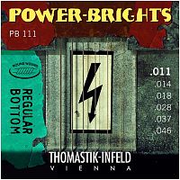 THOMASTIK PB111 струны серии Power-Brights для электрогитары, 11-46