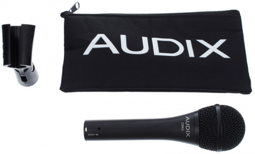 Audix OM6 Вокальный динамический микрофон, гиперкардиоида фото 5