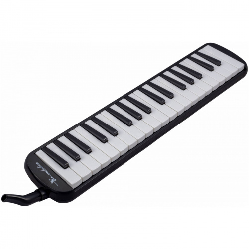SWAN SW37J-1-BK мелодика духовая клавишная 37 клавиш, цвет черный, мягкий чехол фото 3