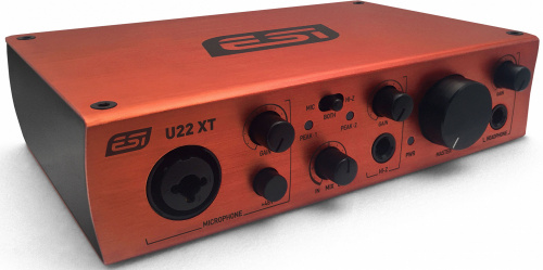 ESI U22 XT cosMik Set Студийный комплект для записи: звуковая карта U22 XT, наушники eXtra 10, микрофон cosMik 10, кабаль, ПО. фото 2