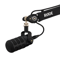 RODE PODMIC USB универсальный вещательный микрофон с динамическим капсюлем, подключение XLR и USB-C, совместим с Windows, MAC, Android и iOS устройств