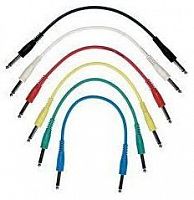 Rockcable RCL30030 D5 кабель 30 см джек-джек. Комплект 6 шт., разноцветные