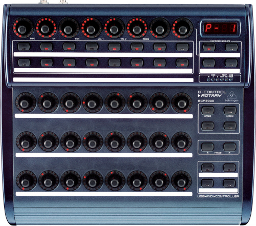 Behringer BCR2000 USB/MIDI-контроллер (32 энкодера) совместим с PC/MAC фото 4